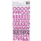 Dear Lizzy Here & Now Thickers Stickers 124/Pkg-Flip Flop Alphabet/Foam